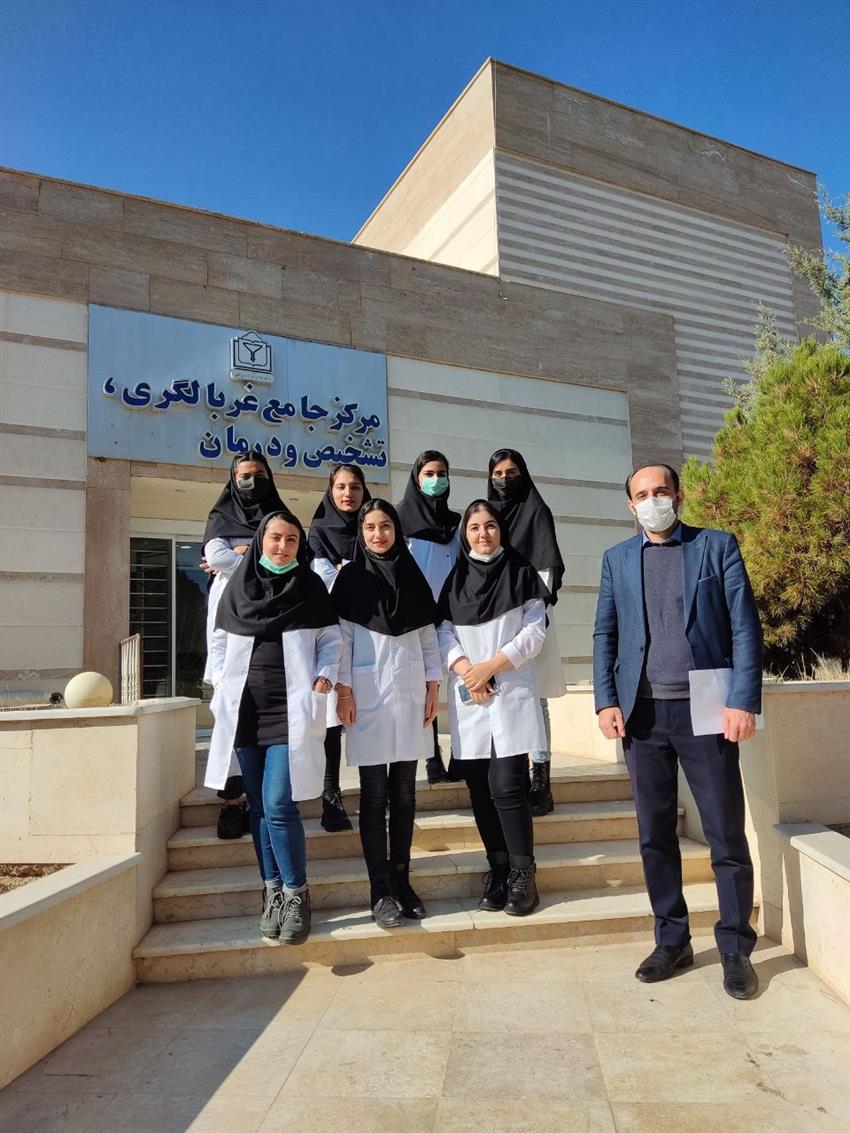 بازدید دانشجویان مهندسی بهداشت محیط ورودی 14001 از از بخش رادیولوژی و رادیوتراپی بیمارستان امام علی